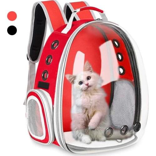 Cat Bag Pet Carrier Backpack Bubble Arc Clear Window Little Dog Airline-Approved, Designed for Travel, Hiking, & Outdoor Use