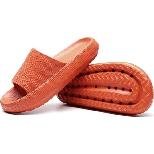 Fashion Slippers Women Thick Platform Women Indoor Bathroom Slipper Soft EVA Anti-slip Home Floor Slides Ladies Summer Shoes Men
