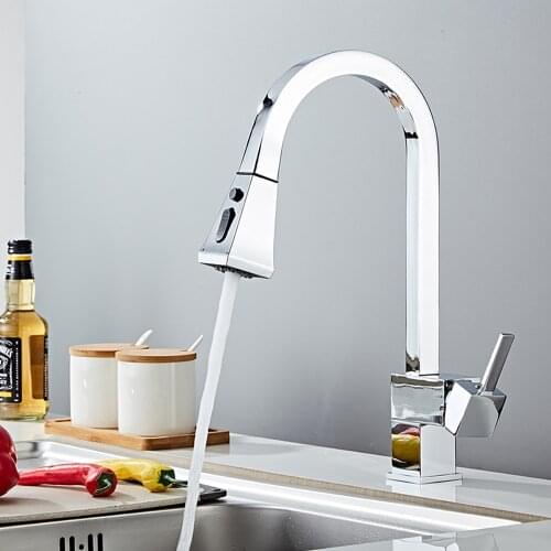 Brushed Pull Out Sensor Kitchen Faucet Sensitive Touch Control Faucet 360 ° Rotatble Hot Cold Mixer Tap Booster faucet