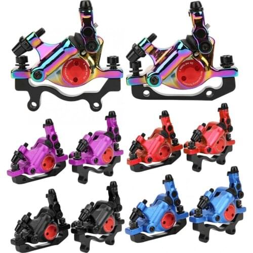 Bike Hydraulic Disc Brake HB-100 Bike Aluminium Alloy Hydraulic Disc Brake Set Front Rear for Mountain Road Bicycle