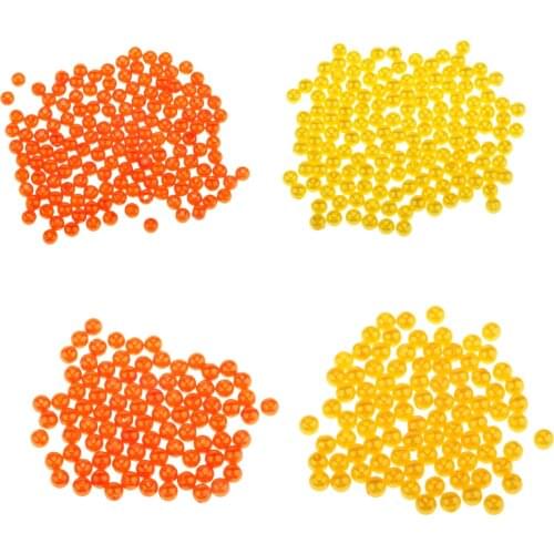 150pcs/set Round Shaped Fishing Beads Lures Deep Drop Rigs Fishing Beads Plastic Round Fishing Beads Lures