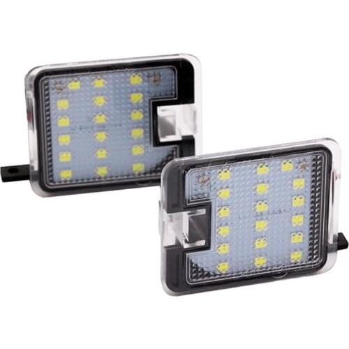 2Pcs/Set License Plate Light For Ford C-Max 2003-2010 II 2010 Focus III 2013 LED Light For Car License Number Plate Light Lamp