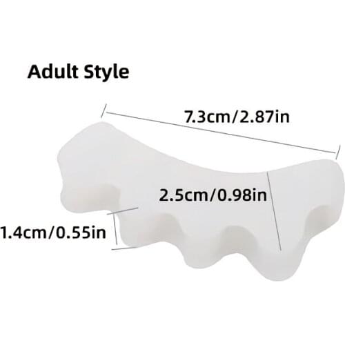 40pcs=20pairs Toe Separators Gel Silicone Bunion Corrector Straightener Spreader Foot Care Tool Hallux Valgus Massager Protector