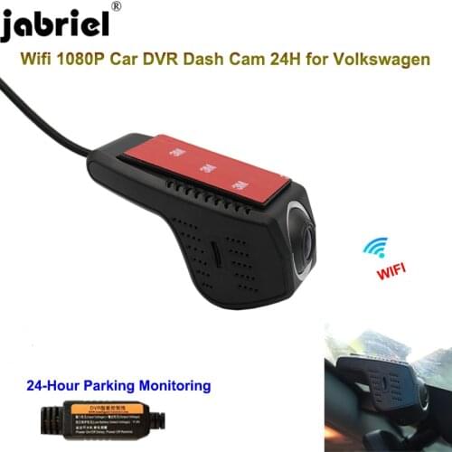 WIFI Dash Cam Car Dvr Camera 1080P 24H Dual Lens Dashcam EDR For Volkswagen polo vw golf 4 5 7 mk3 mk4 passat tiguan touareg
