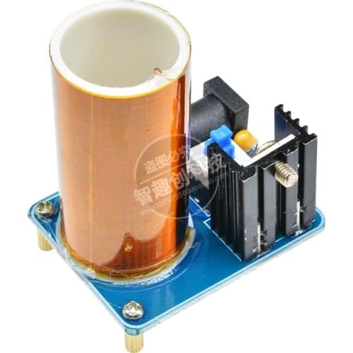 BD243 9V 12V Mini Tesla Coil Arc Ignition Lighter Plasmas Wireless Transmistter DIY Kits for LED Light Speaker Smart Electronics