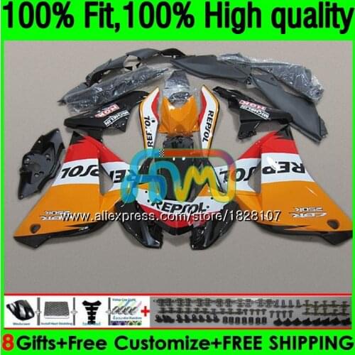 Injection For HONDA CBR250 R CBR250R MC41 11 12 Orange Repsol 13 14 15 162BS.9 CBR 250R 250 R 2011 2012 2013 2014 2015 Fairings