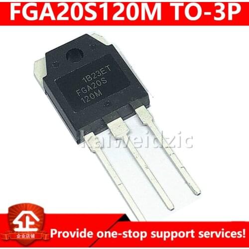 Kaiweikdic FGA20S120M FGA20S 20S120M TO-3P 20A1200V Induction cooker triode / IGBT power tube/Integrated circuit
