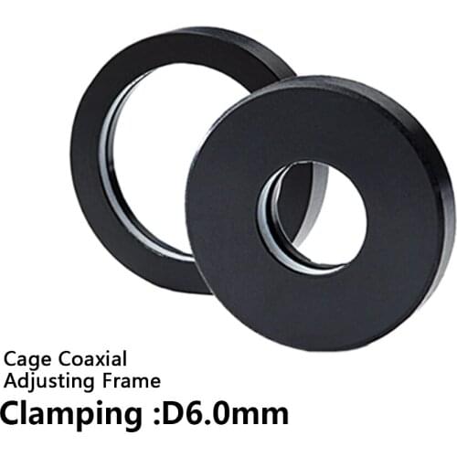 Cage coaxial adjusting frame Clamping D6.0mm Lens frame support Physical optics experiment Experimental fixture