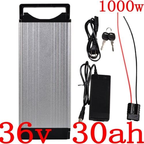 36V 500W 1000W rear rack battery 36V 30AH Electric Bike Battery 36V 10Ah 13Ah 15Ah 18Ah 20Ah 23Ah 25Ah 29Ah Lithium ion Battery