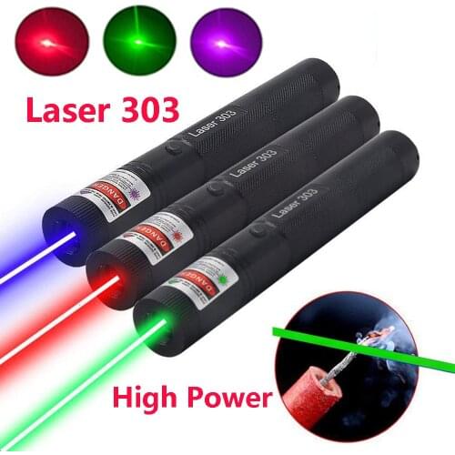 532nm high power green laser red dot purple laser professional traveler outdoor powerful laser 303 indicator burning laser
