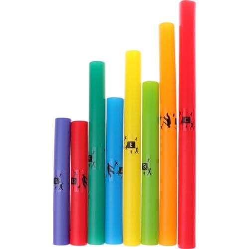 Perfeclan 1 Pack 8 Pitch Music Tubes C Major Diatonic Scale Tube For Children Gift Guitar Parts & Accessories