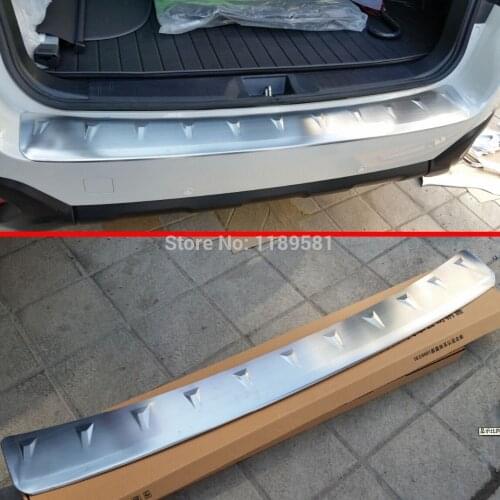 For Subaru Outback 2015 2016 2017 Stainless Steel Rear Bumper Sill Protector Trim