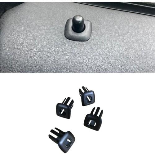 Car Door Pin Guide Trim Panel Locking Knob Button Cover Black Accessories Fit For Door and Window For BMW 5 Series F10 F18