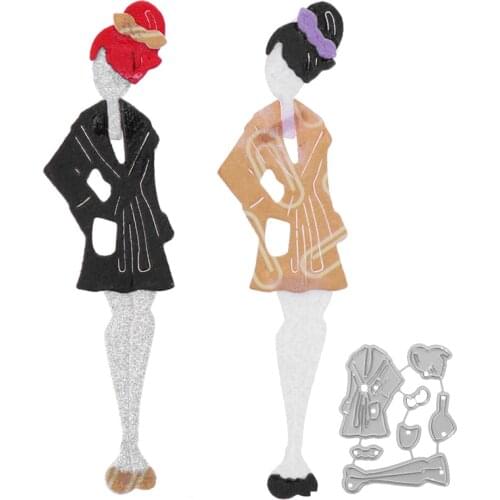 New Design Craft Metal Cutting Dies Cool Skirt Girl Scrapbooking Album DIY Paper Card Craft Embossing Die Cuts