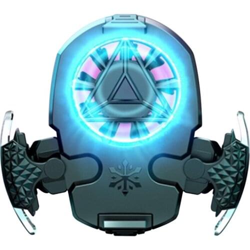 NEW-Cell Phone Cooler Game Controller Joystick for Mobile Game Serializer Cell Phone Cooler for 4.7-7.5 Inch Cell Phone