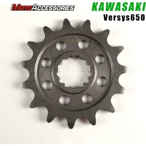 15T KAWASAKI SUZUKI YAMAHA Road Motorcycle Front Engine Sprocket Kawasaki Versys650 Full Steel Rear Sprockets