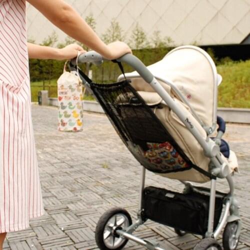 Practical Baby Infant Stroller Mesh Bottle Diaper Storage Organizer Bag Holder 87HD