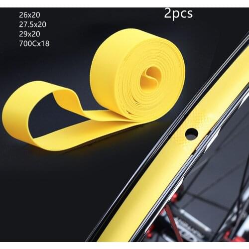 2PCS Bicycle Tire Liner Anti-Puncture Tape MTB Road Bike Inner Tube Pad Rim Liner Cover 700c 26 Inch 27.5 Inch 29 Inch
