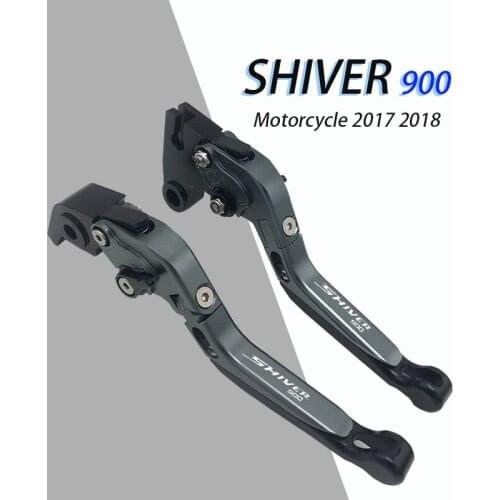 For Aprilia SHIVER 900 SHIVER900 2017 2018 Motorcycle CNC Aluminum Alloy Adjustable Folding Extendable Brake Clutch Levers