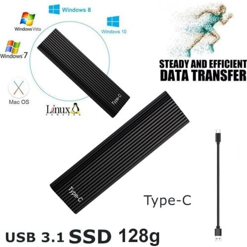 Solid State Drive External M.2 420MB Enclosure USB C Gen2 10Gbps PCIe SSD Case 5Gbps SSD Case Tool Free For Win 7/8.1/10 OS 10.6
