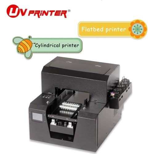 UV printer machine home office for document/certificate/label printing cylindrical plane integrated color plotting machine