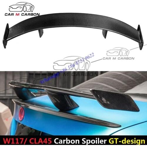 CLA W117 carbon spoiler for w117 cla45 trunk spoiler w117 rear wing RZ style 14-16y