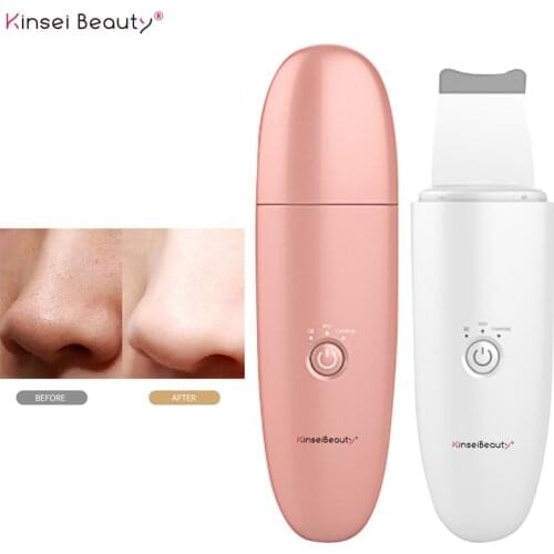 Ultrasonic Skin Scrubber Deep Face Cleaning Machine Peeling Shovel Facial Pore Cleaner Face Skin Scrubber Face Lift Machine