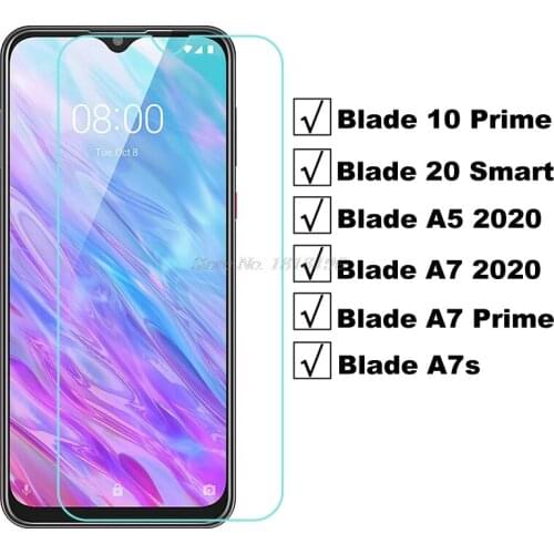 Tempered Glass For ZTE Blade A7S A7 10 Prime High Quality Protective Film Screen Protector for ZTE Blade A3 A5 A7 2020 20 Smart