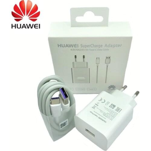 HUAWEI Original Fast Charger Mate 9 10 Mate 20Pro P20 Supercharge Quick Travel Wall Adapter 4.5V5A/5V4. 5A Type-C 3.0 USB Kabel