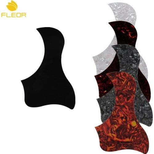 FLEOR 1PCS Acoustic Guitar Pickguard Pick Guard Sticker Plate Self-adhesive Black/Pearl/Tortoise for Acoustic Guitar Accessory