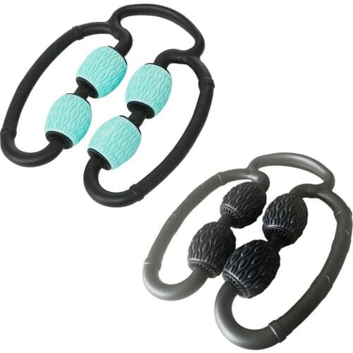 Yoga Leg Clamp Muscle Relaxer Calf Ring Leg Clamp Roller Wrap-around Massager Portable Fitness Comprehensive Training Device