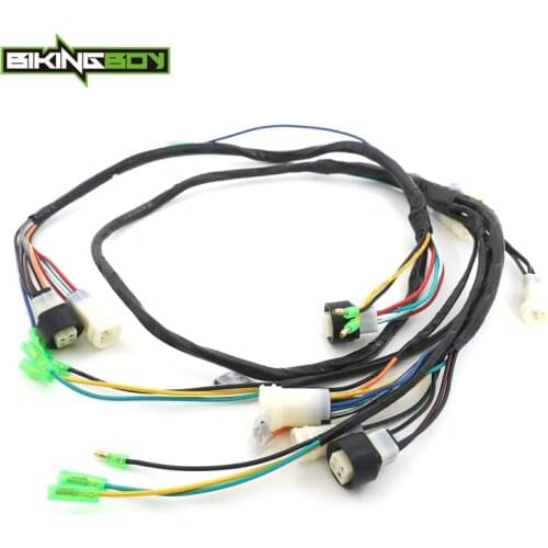 BIKINGBOY Wiring Harness For Yamaha YFZ 350 Banshee 87-94 93 92 91 90 89 97 98 99 00 01 02 03 04 05 06 2GU 3GG 5FK 82590-00-00