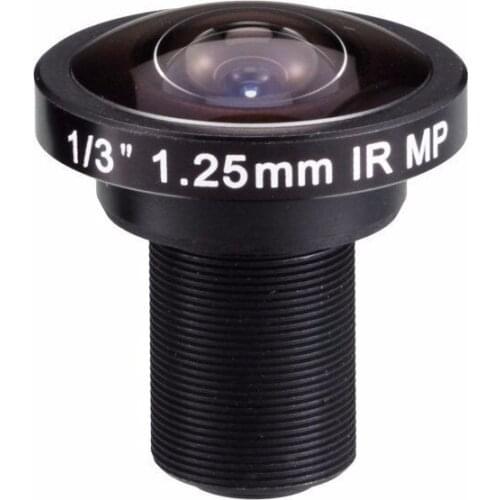 1.25mm IR 1.3MP Fisheye Lens 1/3" Sensor M12 185 degrees For CCTV Security Cameras(SL-RY125F20IR)