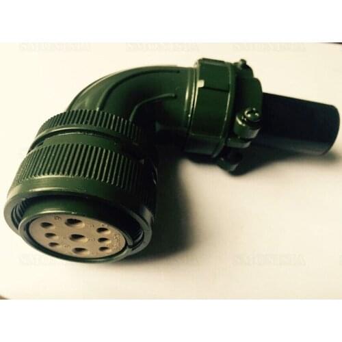 1pcs-20pcs Servo Motor Aviation Connector For YASKAWA/Panasonic 5015 Series Elbow Jack MS3108B24-11S 9Pins