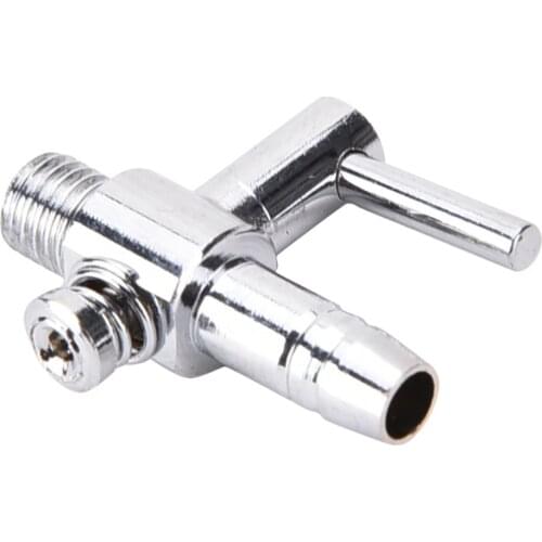 1PCS Hot Selling Stainless Steel Valves Thread Aquarium Air Flow Distributor Lever Control Valve Hot