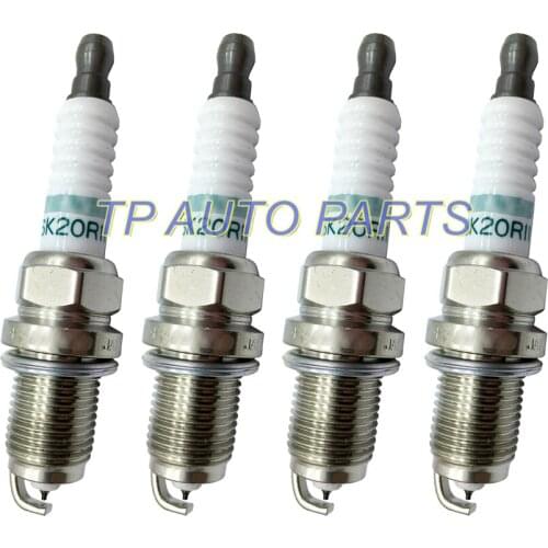 4 PCS Spark Plug Compatible With Toyo-ta OEM 90919-01210 9091901210