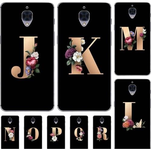 For Oneplus 3T / One Plus 3 A3003 Case Funny Custom Name Letter Couple Cover Fashion Black TPU Soft Coque