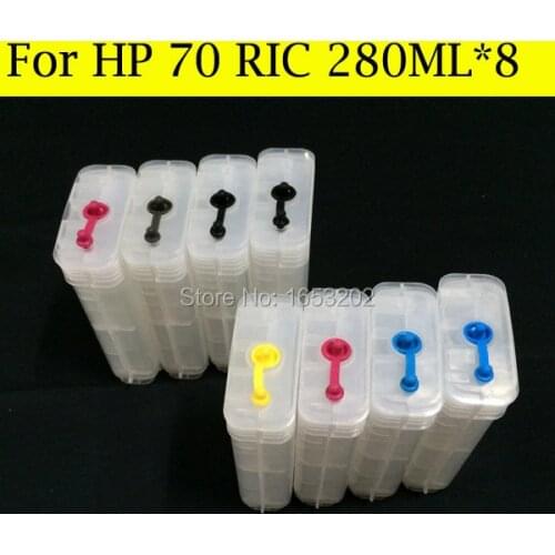 280ml 8 Pieces Permanent ARC Chip Ink Cartridge For HP 70 Ink Cartridge For HP Z5200 Z2100 Printer