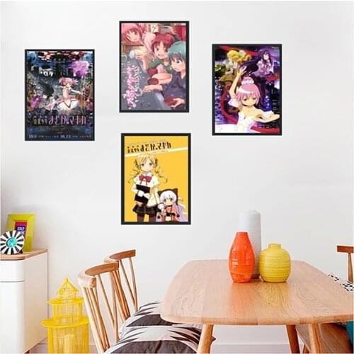 Home Decor Print Puella Magi Madoka Magica Painting HD Picture Wall Art Modular Canvas Anime Poster Bedside Background No Frame