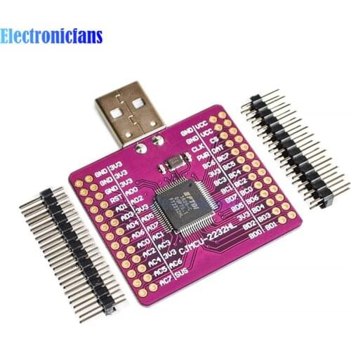 FT2232HL USB to UART Module Dual Channel USB to FIFO SPI I2C IIC for JTAG RS232 Module CJMCU-2232HL external memory