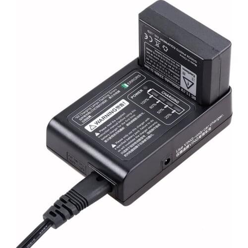 Godox VC-18 VB18 Li-ion Battery AC Charger for Godox Ving V860II-C V860II-N V860II-S V850II Camera Flash Speedlite