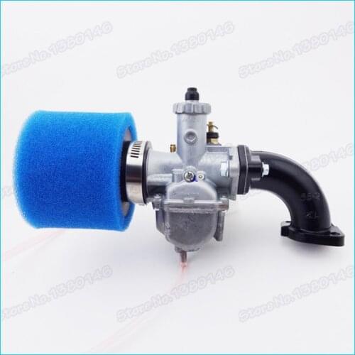 Mikuni Carb 26mm Carburetor Blue Air Filter Intake Pipe For 110cc 125cc 140cc SSR YCF Pit Dirt Bike ATV Quad Motorcycle