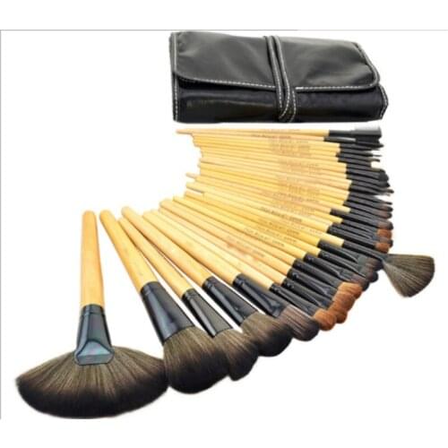 32Pcs Makeup Brushes Soft Cosmetics Make Up Brush Set Kabuki Foundation Brush Lipstick Beauty Tools maquillaje new 50sets
