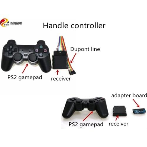 Wireless Handle Control Kit PS2 Gamepad + Receiver Controller For RC Robot Part DIY For Arduino