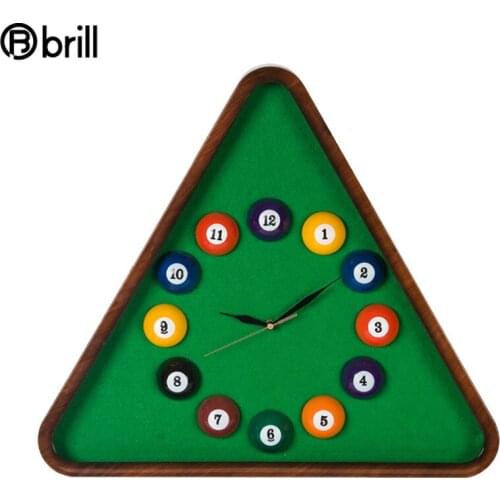 Creative Wall Clock Modern Design Billiards Kids Room Decoration Silent Quartz Wall Clock Clocks Wall Home Decor Fashion Horloge