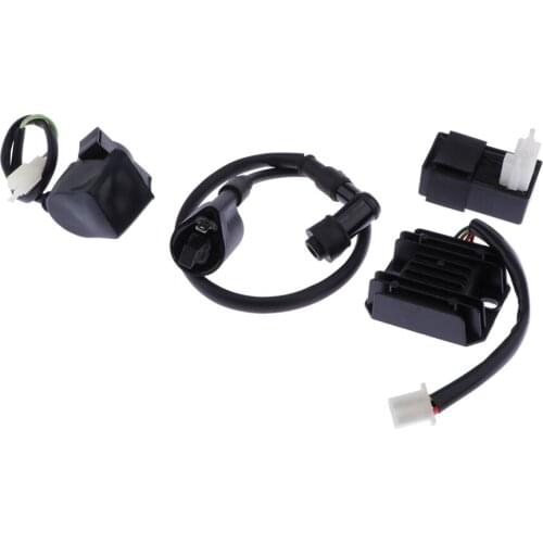 MagiDeal Ignition Coil CDI Solenoid Relay Rectifier Regulator Kit For CG 125-150 CC Engine ATV Quad 4 Wheeler