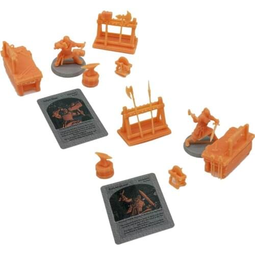 Outland Models War of Tyrant Series Blacksmith Human/Dwarf Figure & Accessories 28mm