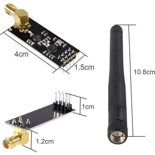 NRF24L01+PA+LNA Wireless Module with Antenna 1000 Meters Long Distance FZ0410 We are the manufacturer