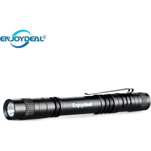 Portable LED Flashlight Torch R2 Q5 LED 1000LM Lamp Clip Mini Penlight Pen lights Hunting Camping Lamp For AAA battery