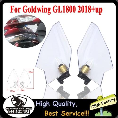 Motorcycle adjustable upper air deflector for Honda Goldwing 1800 F6B GL1800 2018 2019 2020 motorcycle accessories